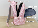 Ladata Backpack Stylish Ladies Backpack Middle School Backpack College Student - Black - Size V1347-127-89295-BLK-45-30-17