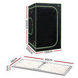 Green Fingers Grow Tent Light Kit 120x120x200CM 2200W LED Full Spectrum GT-D-120X120X200-BOARD-220-DIM