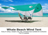 Whale-Shaped Beach Wind Shelter Ultra-Light 1 kg Portable Sun Shade Tent, Spacious for 2-3 People, V1341-ZY-S23KP9N8-PINK
