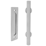 Barn Door Handle Stainless Steel DoubleSide Pull Handle for Door Garage Barn Shed Closet V1294-YM0901-3114210058611