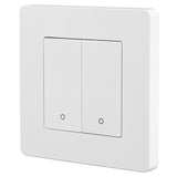 Smart Light Switch for Zigbee 2 Gang Timing Dimming Reverse Dual Control Smart Switch Panel V1294-YM0521-3114230019511