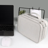 Premium Fabric Cable Pouch Organizer, and Portable, 1 Piece for Electronics and Accessories Storage V1369-AZ3-W-19456