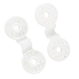 100pcs Shade Cloth Plastic Clips Round Fixing Clips for Greenhouse Outdoor Garden Anti Bird Netting V1294-YM0703-3111230103612
