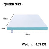 GOMINIMO Dual Layer Mattress Topper 2 inch with Gel Infused V227-3720402118650