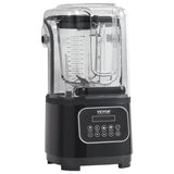 VEVOR Professional Blender with Shield, Commercial Countertop Blenders, 2L Jar Blender Combo, V952-TSSBJ20L1600W4DTQV3