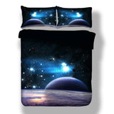 Cosmo Galaxy Orbit Dream Quilt / Doona / Duvet Cover set V745-AQ041027K3
