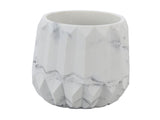 Makeup Brush Holder Durable Glossy Resin Large Capacity Modern Design Marble Vein Makeup Brush V1294-YM0523-3117220048711