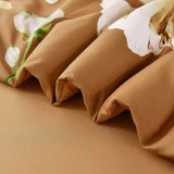 Golden Bloom Majesty Caramel Blossom 3 Piece Comforter Set V745-AB011171AJ3