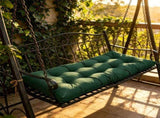 Outdoor Porch Swing Cushion Replacement - Waterproof Nylon Seat Cushion for Patio Furniture, Super V1369-AZ3-W-23926