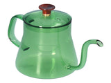 Long Spout Kettle Large Capacity Heat Resistant Easy to Clean Long Mouth Coffee PotGreen V1294-YM0714-3118210257912