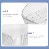 Large Clear Plastic Bowls for Kitchen Tableware - and Practical, 12Pcs V1370-AZ4-16034