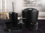 6pcs/set Bathroom Accessories Set Toothbrush Holder,Trash Can,Soap Dispenser V1294-YM0901-JY20664-02