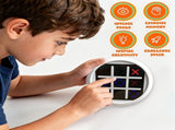 4-in-1 Electronic Tic Tac Toe Game AI Battle, Two-Player Mode, Memory & Speed Challenge Handheld V1106-DZJZQ001