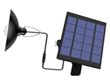 Solar Powered Pendants Light with Adjustable Panel Auto ON/OFF Lighting Sensor IP65 Water-resistant V1294-YM0901-L4166WW-1