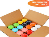 16 Pack Glass Mason Jars With Regular Lids, Canning Jelly Jars for Baby Food Honey Jam Candles and V1237-MS-724-121