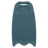 Hand Washboard Plastic Laundry Wash Board with Soap Holder Household Washing Board Blue V1294-YM0901-3112230039113