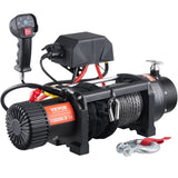 VEVOR Electric Winch, 4536 kg Load Capacity Nylon Rope Winch, IP67 8.9 mm x 25.9 m ATV Winch with V952-DDHCSJPHCSYCY6JRBV9
