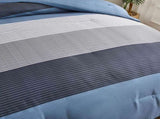 Coastal Drift striped Comforter Bundle Breezy 3Piece Bedding V745-MAB010843AJ3