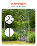 VEVOR Metal Garden Trellis for Climbing Plant Support 60 x 15 in Rustproof V952-HPJHX1JTH60WGXYFNV0