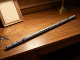 Traditional Chinese Vertical Flute in Black Resin, 8-Hole Key of G, Ideal for Beginner Musicians V1369-AZ3-W-13375