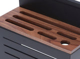 Wall Mount Cutlery Block Rack Aluminium Alloy Multifunctional Kitchen Cutlery Holder Utensil V1294-YM0901-3118240192012