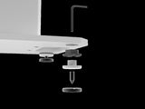 Kanto SX26W 26" Tall Fillable Speaker Stands with Isolation Feet - Pair, White V398-KO-SX26W