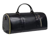 Black 56-75L Large Capacity Foldable Garment Duffel Bag with Shoe Pouch - PU Leather Convertible V888-ELOSUNG42320