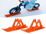 Children's Balanced Car Skis Kids Snowboard Sledge Balanced Scooter Board Ski PartsOrange V1294-YM0718-3114200106113