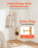 Coat Rack, Freestandings Rack Stand with Quartz Stone Base & 3 Round Hooks, Free Standing Hall V952-YMJ7ZXJSSCP0YCM56001V0