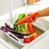 Portable Folding Sink Space-Saving Storage, Multi-Use for Kitchen, Balcony, and Outdoors V1232-CFLSL001