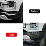 BYD Shark 6 Side Fender Marker Light Covers 3 Surface Finishes Available Black, Chrome, Carbon V1188-MS-603-003