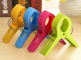 12 Piece Plastic Beach Towel Clip Set for Chairs and Cruise Travel, Heavy Duty, Multicolor V1237-MS-912-172