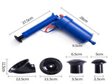 Air Plunger for Toilet Blue Household Air Toilet Drain Blaster Plunger for Floor Drain Sink Sewer V1294-YM0521-3112230002611