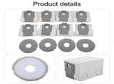 Mop Cloth Dust Bags For QV 35A / QR 798 / QR 598 Robot Vacuums Part Accessory Home Appliance Parts V1189-LWWAL-20260327-04805