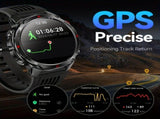 Men'S Outdoor Smart Watch GPS Sports Watch Water-Resistant Smart Watch Wireless - Gray - Size 01 V1106-937-43627-GRY-01