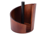 Mountain Paper Towel Holder Wooden Countertop Freestanding Paper Towel Roll Holder Stand for Kitchen V1294-YM0901-3112250039712