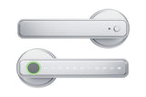 5 in 1 Smart Door Lock Fingerprint Door Knob with IC Cards and Backup Keys - Silver V1263-JX-6264-1