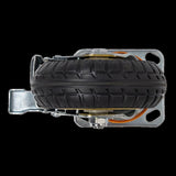 Castor Wheels 4 x 6" 150mm Swivel Silent Caster 2 Brakes 800KG V63-841911