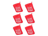 6Pcs Christmas Pot Holders with Pocket Heat Resistant Hot Pad Oven Mitts Cookie Bag Christmas Pot V1294-YM0512-3115220143811