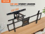 Full Motion TV Mount Fits for Most 37-75 inch TVs, Swivel Tilt Horizontal Adjustment TV Wall Mount V952-BGD60040014618Q9DV0