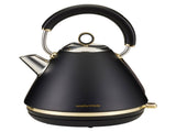 Morphy Richards Ascend Soft Gold Satin Black 1.5L Electric Kettle Rapid Boil MRSGK15B