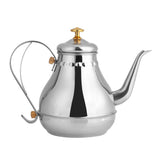 1.2L Stainless Steel Gooseneck Pour Coffee Drip Kettle Tea Filter Pot Indoor V1294-YM0722-JYB01750