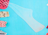 Clear Inverted Foot Display Stand for Socks, Anklets, Bracelets - Retail Showcase Holder for V1369-AZ3-W-12995