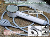 Electric Portable Outdoor Shower ABS Body / USB Charging / 164cm Kink-Resistant Hose / Strong V1232-HWLYQ-001