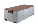 Gardeon Outdoor Storage Box 290L Lockable Organiser Garden Deck Shed Tool Brown OSB-290L-BB
