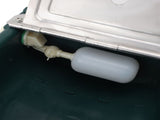 Livestock Water Bowl Trough Drinking Dispenser Farm Feeder Plastic with Iron Lid Float Ball Green V1294-YM0901-3111250020511