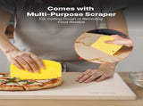 Pizza Stone, 508 x 355 mm Rectangular Cordierite Pizza Stone, Extra Large Baking-Stone with PP V952-PSSJQSJX2014UO3YE001V0