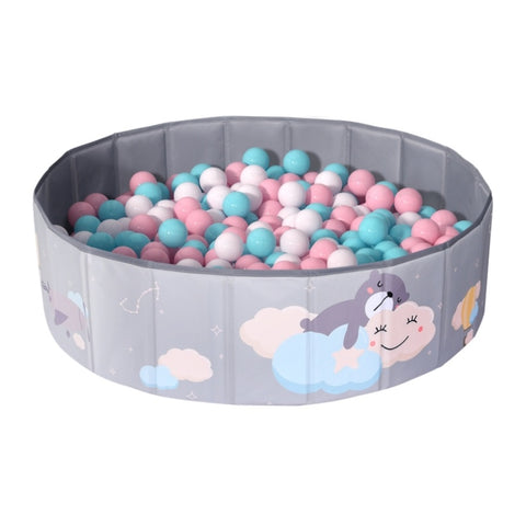 Keezi Kids Ball Pool Pit Toddler Ocean Play Foldable Child Playhouse Storage Bag BPOOL-B-814-GR