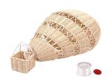 Hand-Woven Rattan Hot Air Balloon Children's Room Wall Decoration Bohemian Nursery Decoration Photo V1370-AZ4-07546