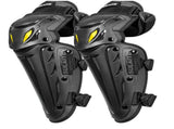 SULAITE CE Level 1 Certified Motorcycle Knee Pads Long Shin Guards Silver Hard Shell Armour Quick V888-ELOSUNG41896